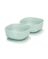 Nuk Durable Soft Silicone Baby suction bowls, 100% Bpa free, 2 Pack