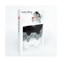Baby Bling Infant-Toddler Knot Headband Gift Set for Girls