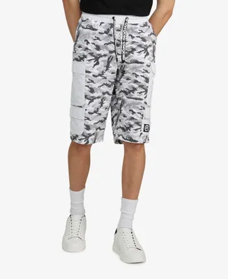 Ecko Unltd Men's Contrast Cargo Shorts