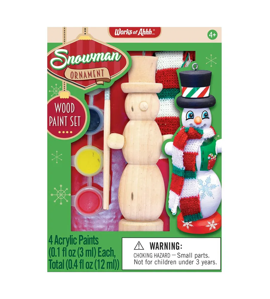 Works of Ahhh Holiday Craft Set - Nutcracker Toymaker Wood Paint Kit