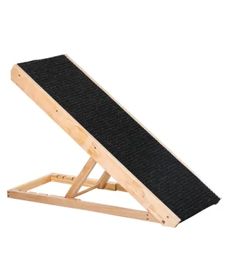 Pet Ramp Foldable Adjustable Bed Steps for Dogs & Cats