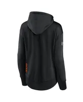 Women's Fanatics Black Anaheim Ducks Authentic Pro Rink Full-zip Hoodie Jacket