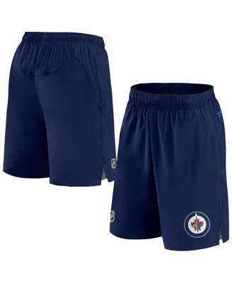 Men's Fanatics Navy Winnipeg Jets Authentic Pro Rink Shorts