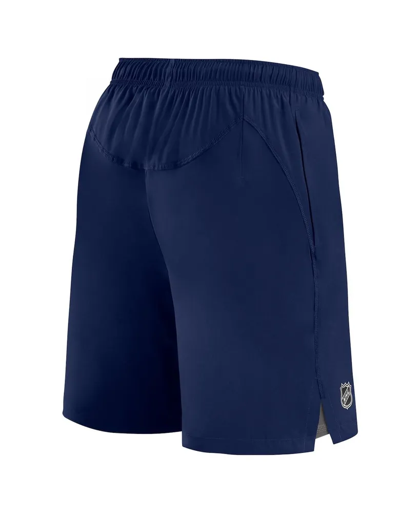 Men's Fanatics Navy Columbus Blue Jackets Authentic Pro Rink Shorts