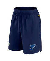 Men's Fanatics Navy St. Louis Blues Authentic Pro Rink Shorts
