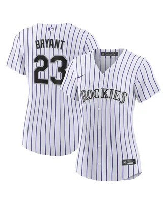 Women's Nike Kris Bryant White, Purple Colorado Rockies Replica Player Jersey