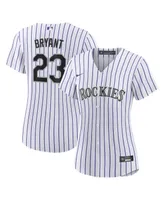 Women's Nike Kris Bryant White, Purple Colorado Rockies Replica Player Jersey