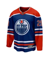 Men's Fanatics Leon Draisaitl Royal Edmonton Oilers Home Premier Breakaway Player Jersey