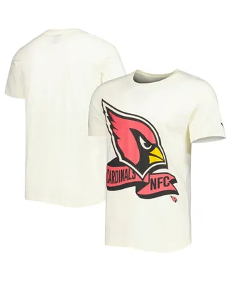 Men's New Era Cream Arizona Cardinals Sideline Chrome T-shirt