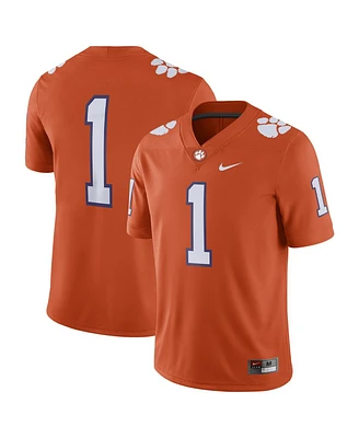 Nike Men's Clemson Tigers #1 Away Game Jersey