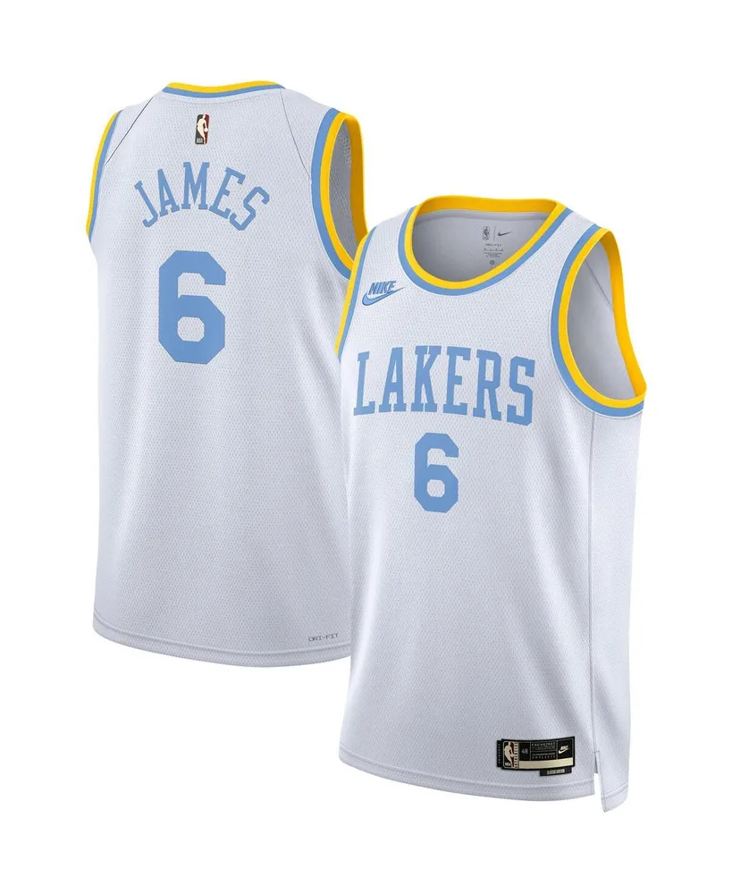 Men's Nike LeBron James Gold Los Angeles Lakers Icon 2022/23 Name & Number T-Shirt Size: Large