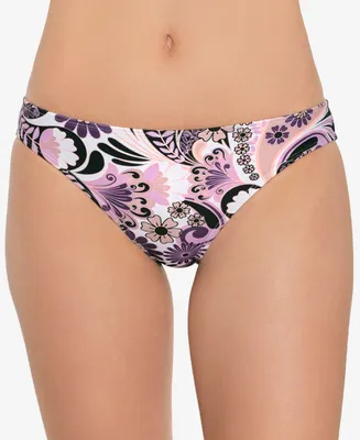 Salt + Cove Juniors' Cinched-Back Hipster Bikini Bottoms, Created For Macy's