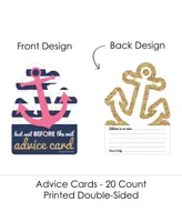 Last Sail Before the Veil - Wish Card Activities Shaped Advice Cards Game 20 Ct