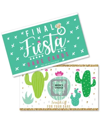 Final Fiesta - Last Fiesta Bachelorette Party Game Scratch Off Dare Cards 22 Ct