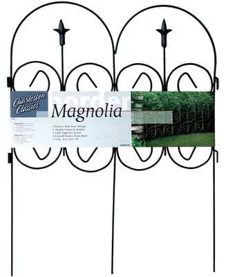 Origin Point Magnolia Decorative Steel Landscape Border Fence Section