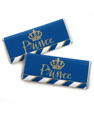 Royal Prince Charming - Candy Bar Wrapper Party Favors - 24 Ct