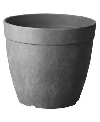 Novelty Artstone Dolce Round Planter Grey 10.5 Inch