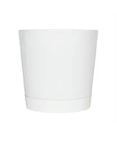 Novelty Full Depth Cylinder Pot, White, 12 Inch