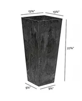 Novelty Artstone Ella Tall Square Planter