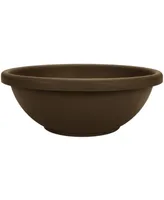 Hc Companies Inc Garden Bowl Flower Pot Planter Chocolate Brown 18in