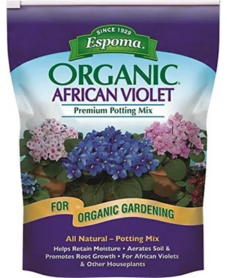 Espoma Organic African Violet Potting Soil, 4-Quarts