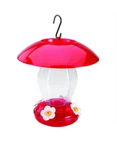 More Birds Hummingbird Feeder Red 20-Oz Nectar Capacity Jubilee