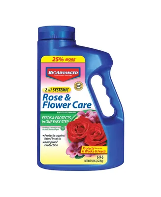 BioAdvanced 2-in-1 Systemic Rose and Flower Rtu Granules, 5LB Bottle