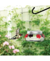 Natures Way Bird Products MJF1 Mason Jar Hummingbird Dish Feeder