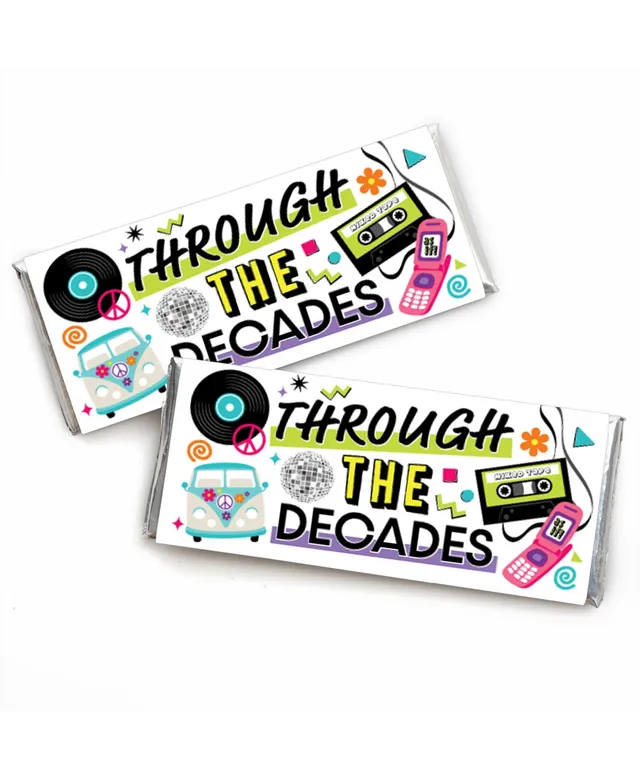 Big Dot of Happiness 90's Throwback - 1990s Party Funny Name Tags - Party  Badges Sticker Set of 12 