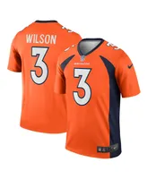 Men's Nike Russell Wilson Orange Denver Broncos Legend Jersey