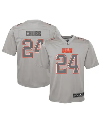 Big Boys Nike Nick Chubb Gray Cleveland Browns Atmosphere Game Jersey
