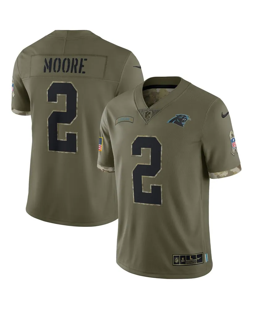 Men's Nike D.J. Moore Blue Carolina Panthers Vapor F.U.S.E. Limited Jersey Size: Small