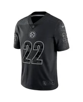 Men's Nike Najee Harris Black Pittsburgh Steelers Rflctv Limited Jersey