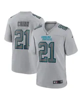 Men's Nike Jeremy Chinn Gray Carolina Panthers Atmosphere Fashion Game Jersey