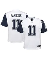 Big Boys Nike Micah Parsons White Dallas Cowboys Alternate Game Jersey