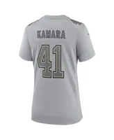 Women's Nike Alvin Kamara Gray New Orleans Saints Atmosphere Fashion Game Jersey