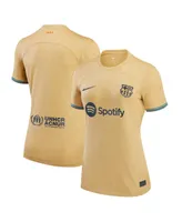 Women's Nike Yellow Barcelona 2022/23 Away Replica Blank Jersey