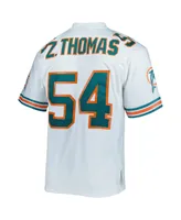 Men's Mitchell & Ness Zach Thomas White Miami Dolphins 1996 Legacy Replica Jersey