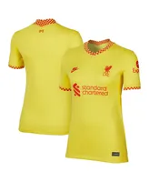 Women's Nike Yellow Liverpool 2021/22 Third Breathe Stadium Jersey