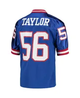 Men's Mitchell & Ness Lawrence Taylor Royal New York Giants 1990 Authentic Throwback Retired Player Jersey