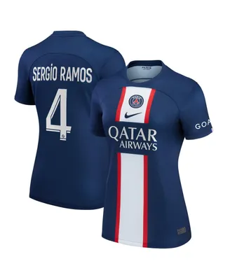 Women's Nike Sergio Ramos Blue Paris Saint-Germain 2022/23 Home Replica Player Jersey