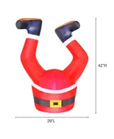 Hurley Christmas Inflatable Santa Legs, 42"