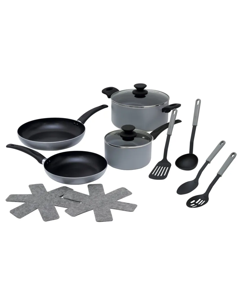 Brooklyn Steel Co. Atmosphere Nonstick Aluminum 12-Pc. Cookware Set - Macy's