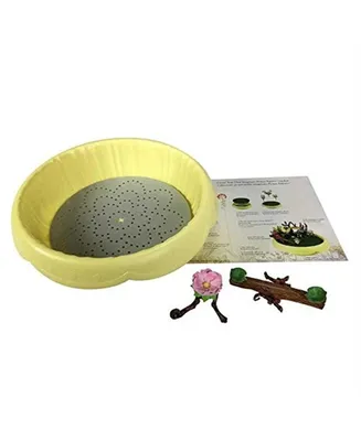 Flower Fairies Secret Garden Planter Kit w/ Teeter Totter & Birdbath