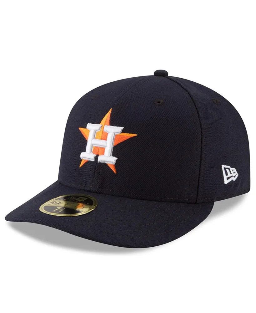 Men's New Era Navy Houston Astros 2022 World Series Side Patch Low Profile 59FIFTY Fitted Hat