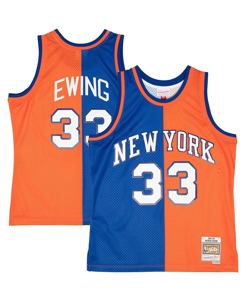 Men's Mitchell & Ness Patrick Ewing Blue