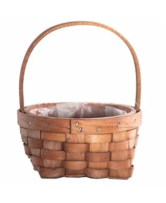 Gardener's Select GSA30469 Woven Wood Flower Basket