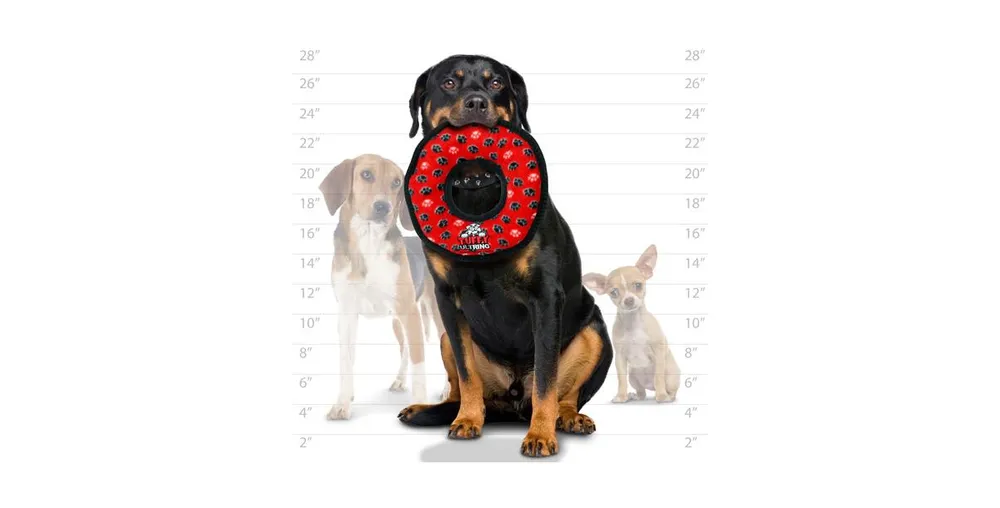 Tuffy Ultimate Ring Red Paw