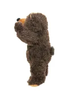 Mighty Angry Animals Bear, Durable Plush Squeaky Dog Toy