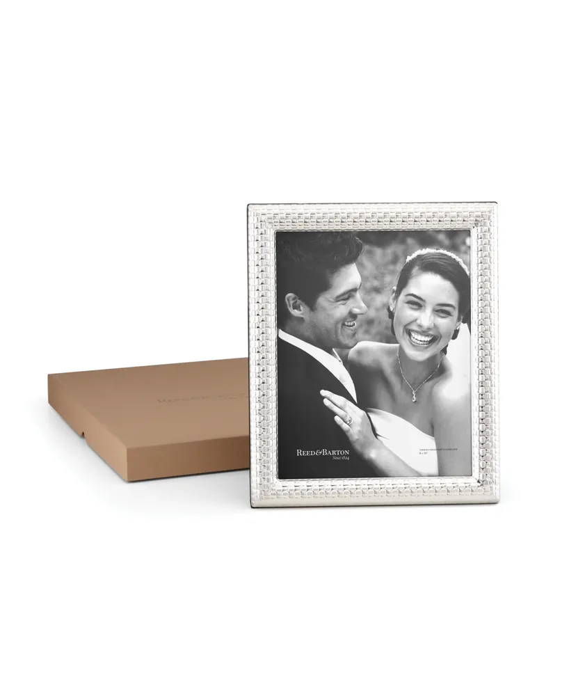 Reed & Barton Watchband Silver Photo Frame, 8" x 10"